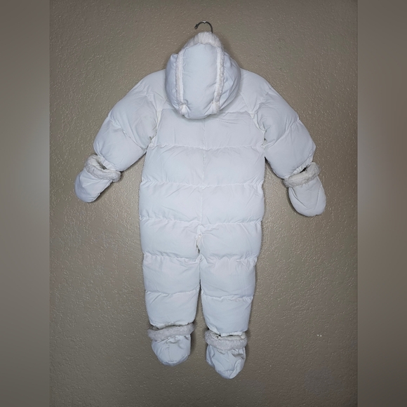 THE CHILDREN'S PLACE Cozy Down Snow 18 Mos Mittens & Feet Covers Fox Fur Trim‎ - Picture 6 of 7